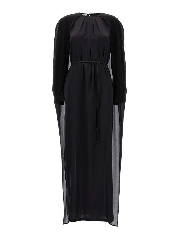 Di. La3 Pari' Robe Au Genou - Noir