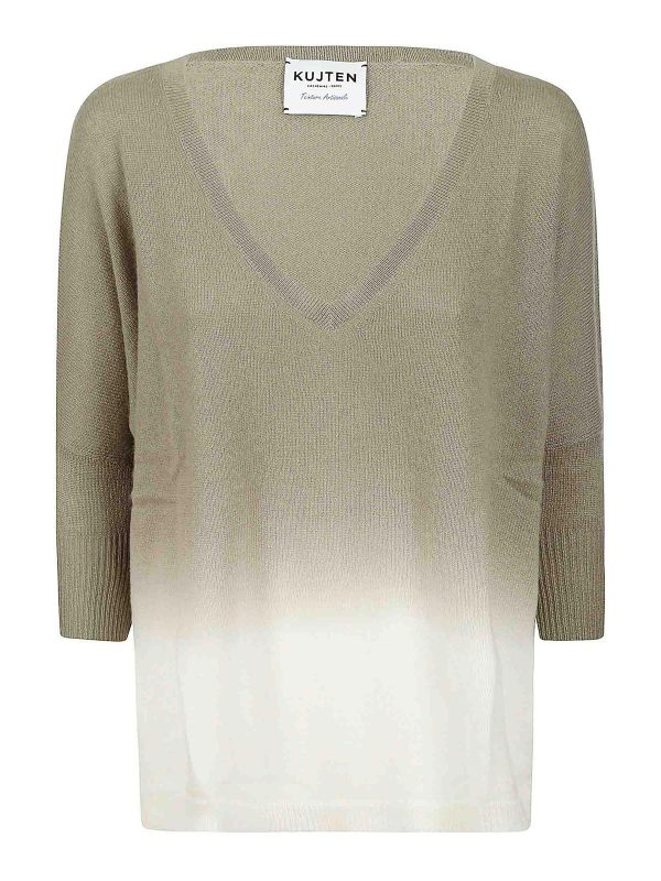 Kujten Pull Col Bateau - Marron Clair