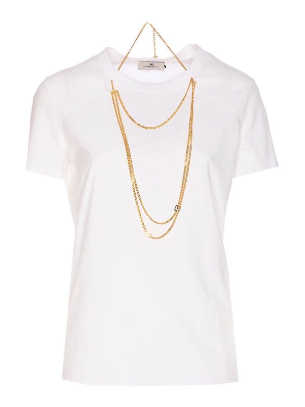 Elisabetta Franchi T-Shirt - Blanc