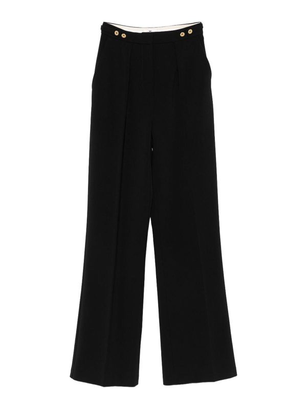 Elisabetta Franchi Pantalons Décontractés - Noir