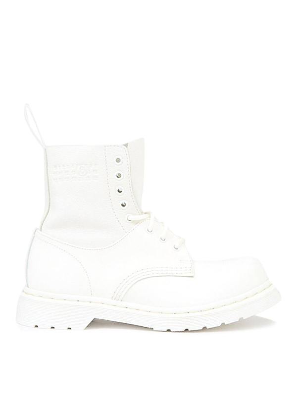MM6 Maison Margiela Bottines - Blanc