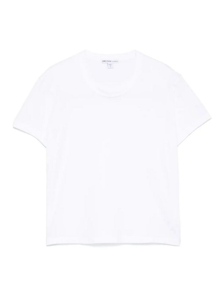 James Perse Pull Col Rond - Blanc