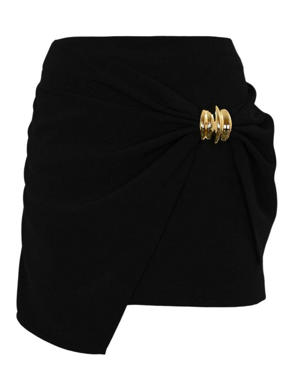 Elisabetta Franchi Jupe Midi - Noir
