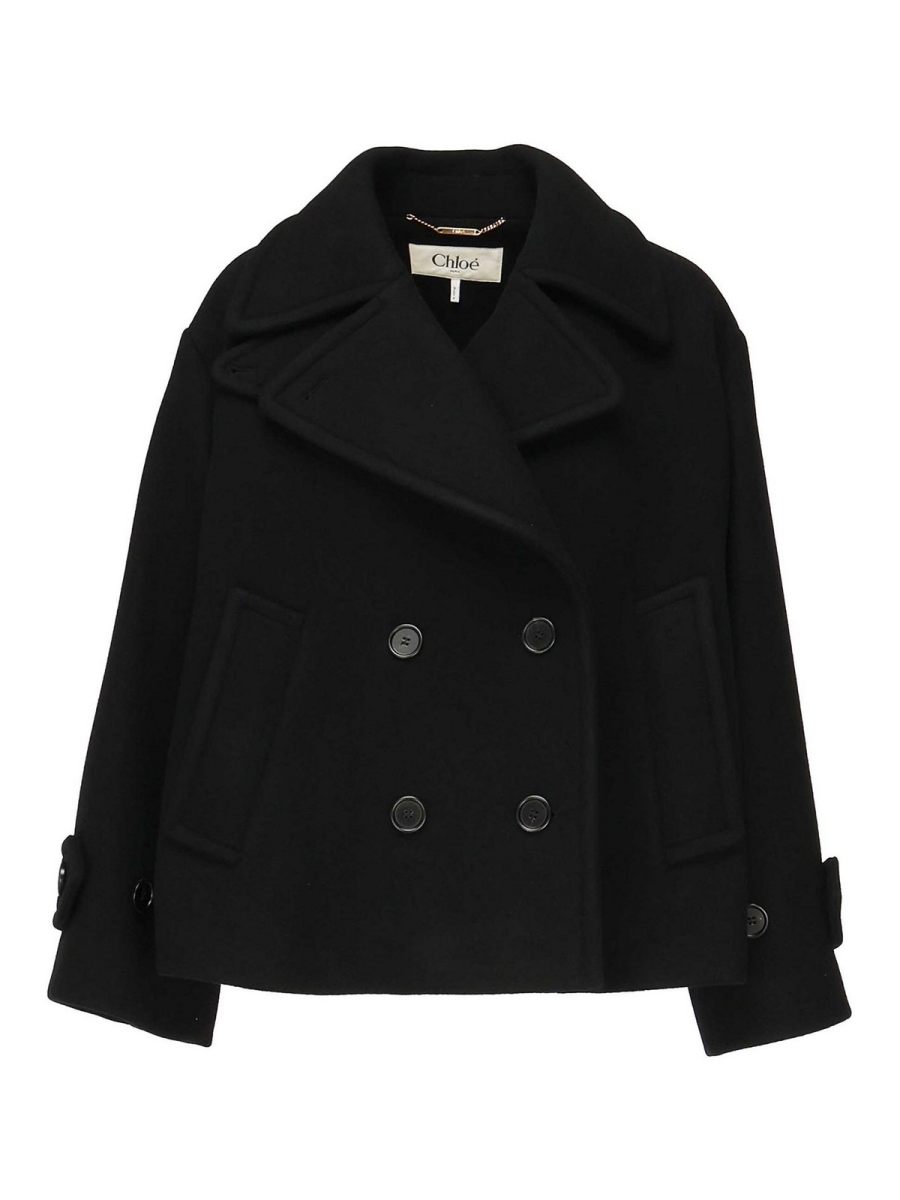 Chloe' Manteau Court - Noir