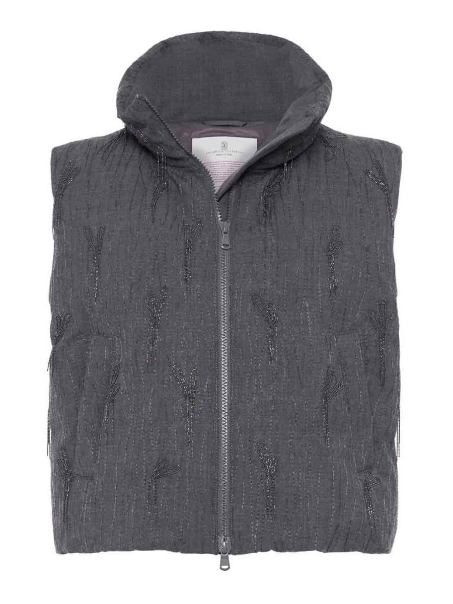 Brunello Cucinelli Gilet - Gris