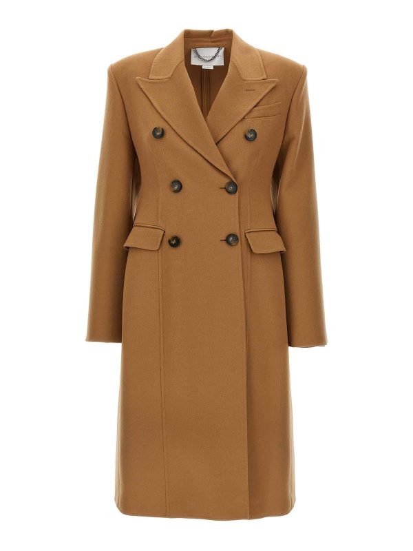 Stella Mccartney Manteau Court - Beige