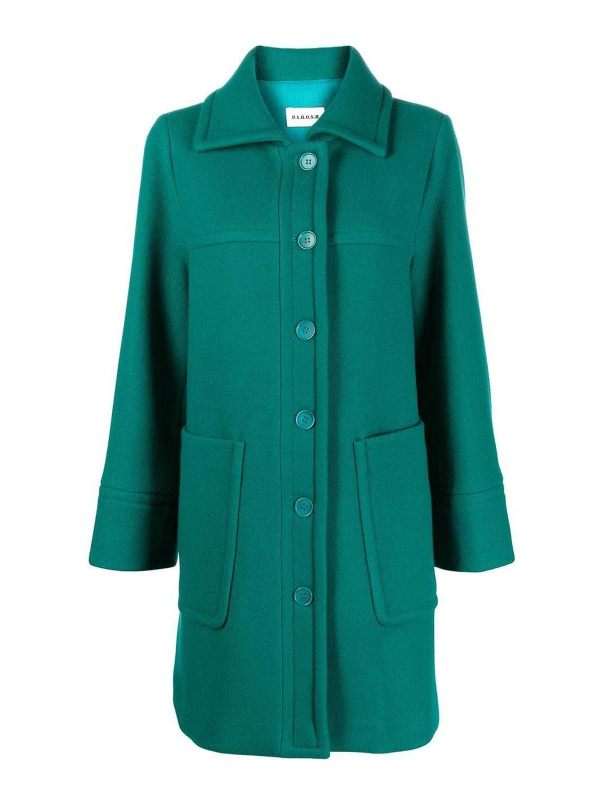 P. A.R. O.S. H. Manteau Court - Vert