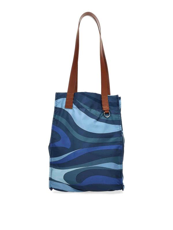 Emilio Pucci Sac Bandoulière - Bleu
