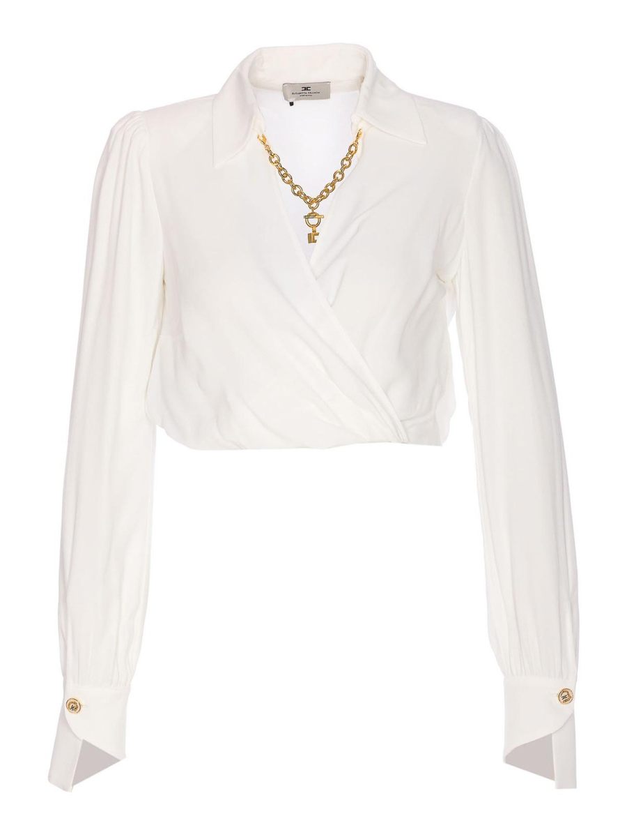 Elisabetta Franchi Chemise - Blanc