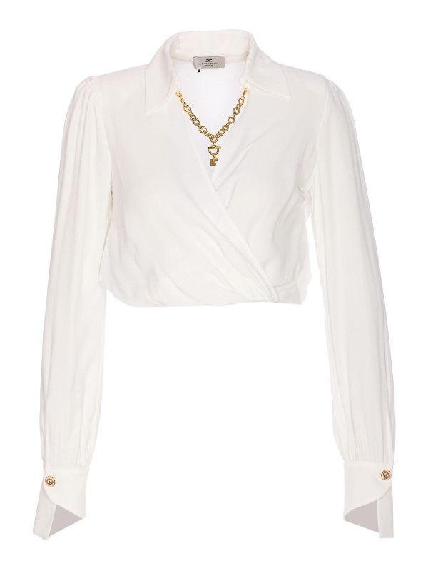 Elisabetta Franchi Chemise - Blanc