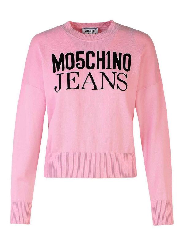 Moschino Jeans Pull Col Rond - Couleur Chair