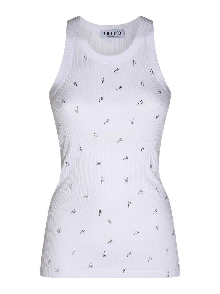 The Attico Top - Blanc