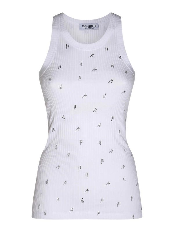 The Attico Top - Blanc