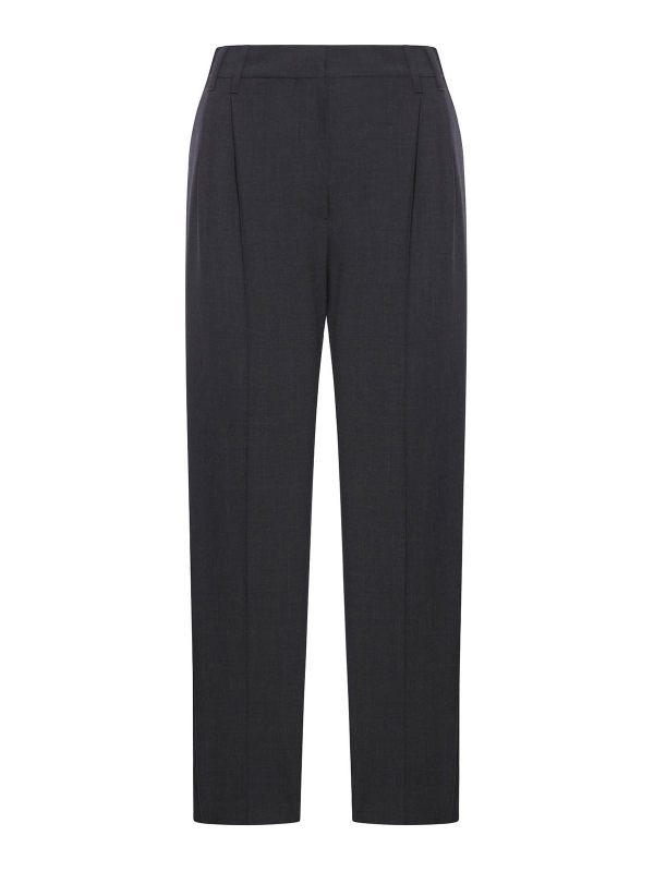 Brunello Cucinelli Pantalons Décontractés - Noir