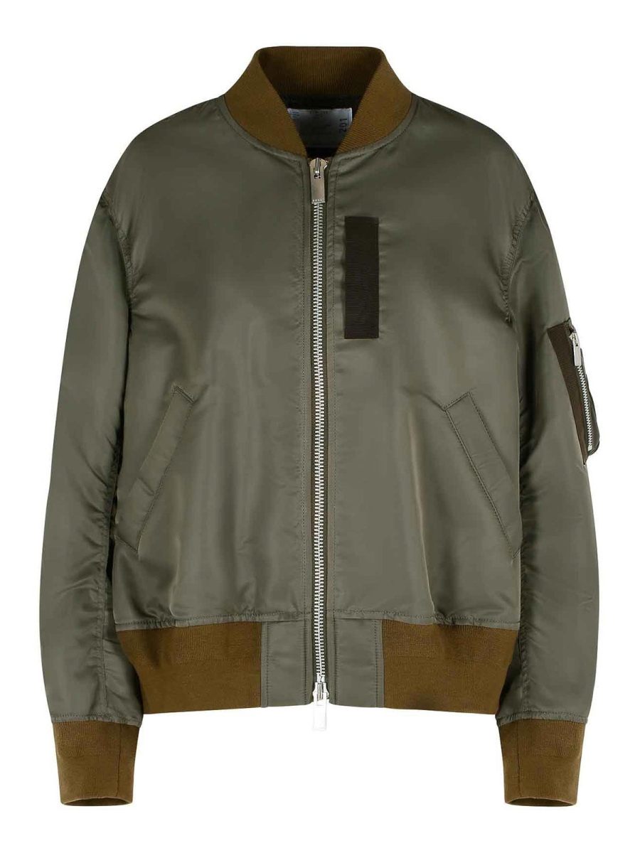 Sacai Veste Casual - Gris