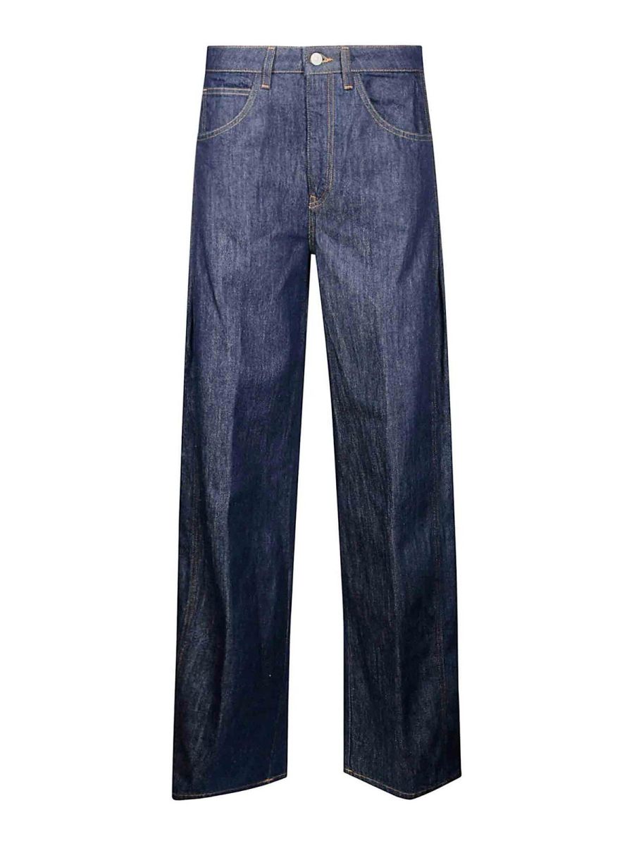 Dondup Jean Droit - Bleu