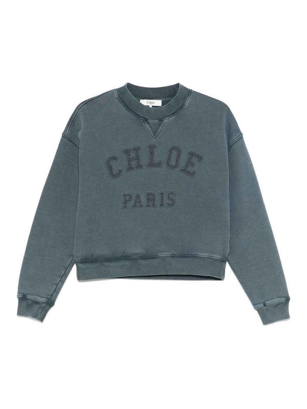 Chloe' Sweat-Shirts - Bleu
