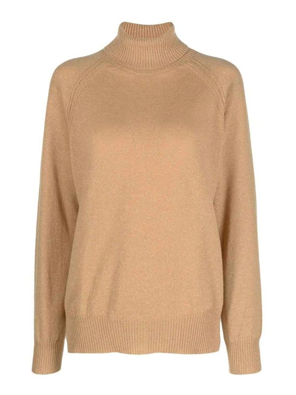 Twinset Pull Col Roulé - Marron