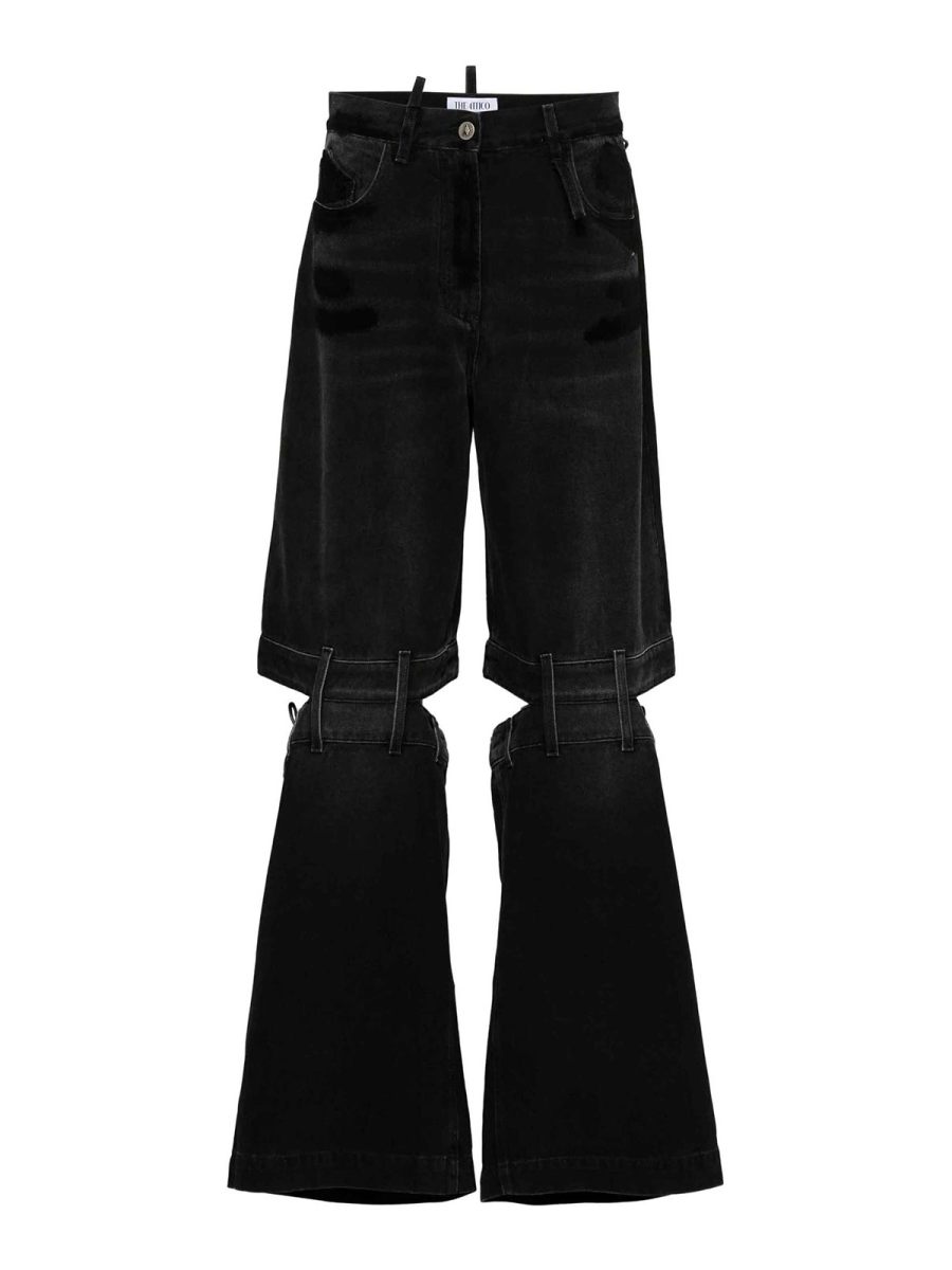 The Attico Jean Bootcut - Noir