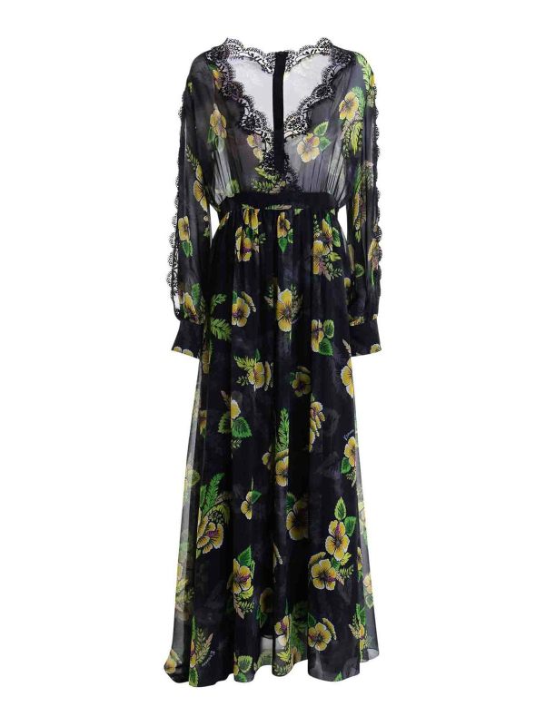 Ermanno Scervino Robe Au Genou - Noir