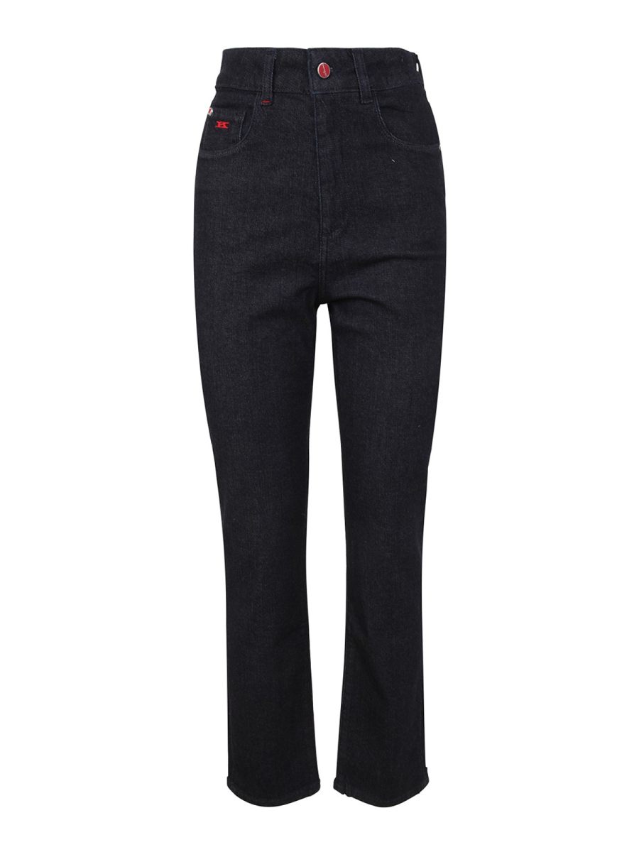 Kiton Jean Bootcut - Bleu
