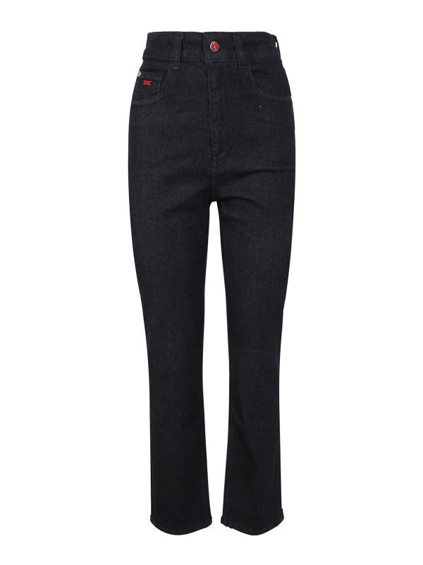 Kiton Jean Bootcut - Bleu