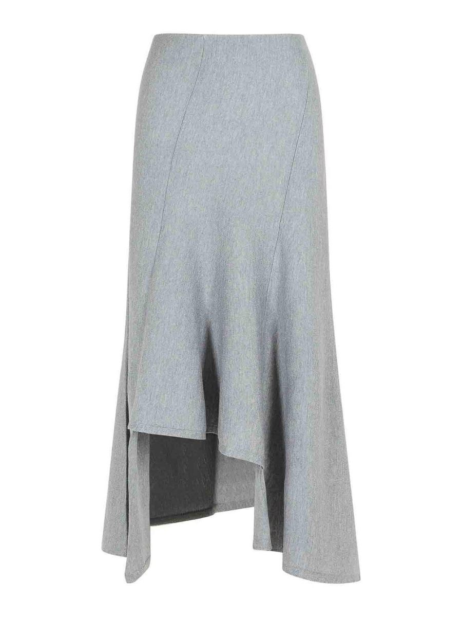Khaite Jupe Midi - Gris