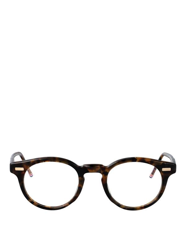 Thom Browne Lunettes De Soleil - Marron