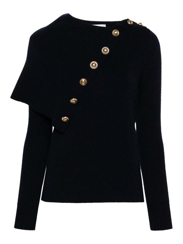 Rabanne Pull Col Rond - Bleu