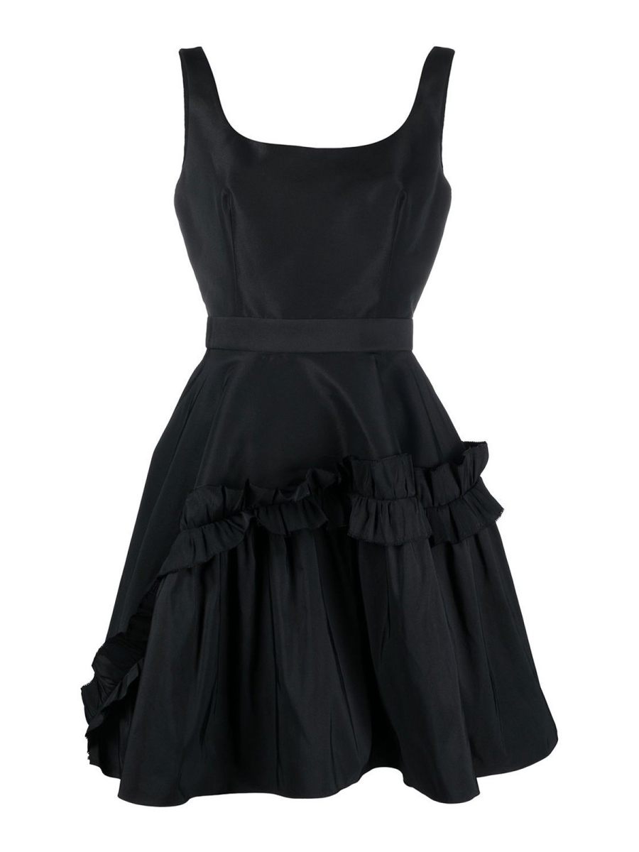 Alexander Mcqueen Robe Courte - Noir