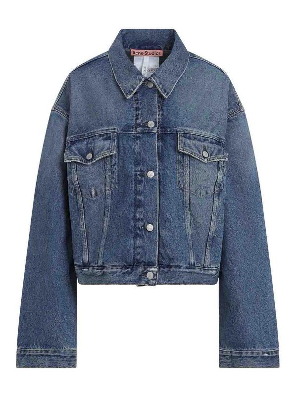 Acne Studios Veste Casual - Foncé Délavé