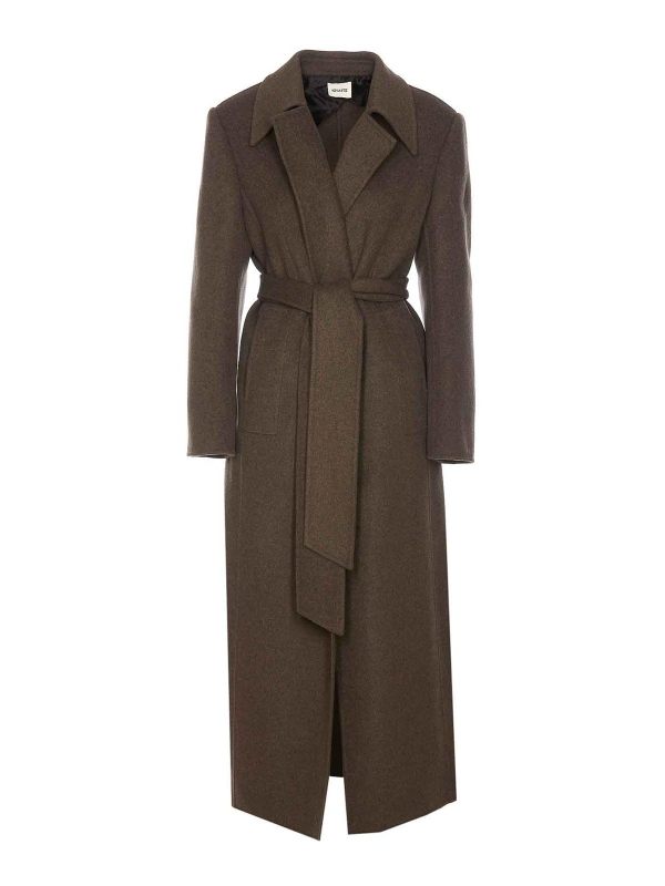 Khaite Manteau Court - Vert