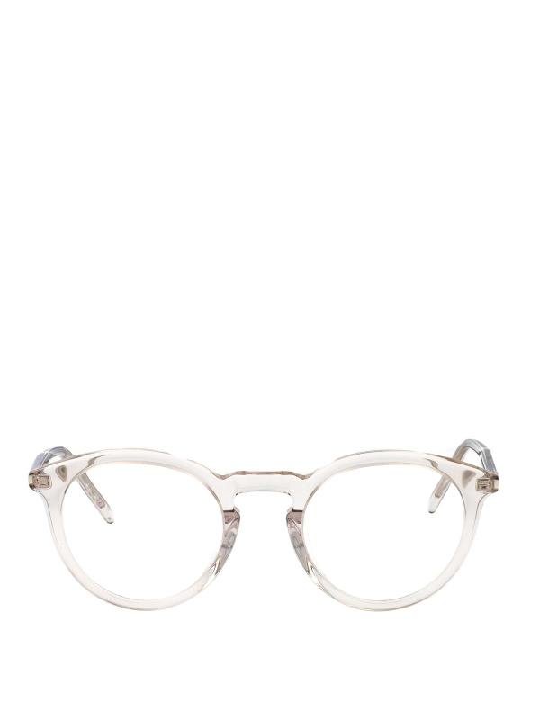 Saint Laurent Lunettes De Soleil - Beige