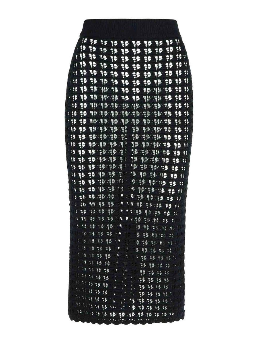 Dolce & Gabbana Jupe Midi - Noir