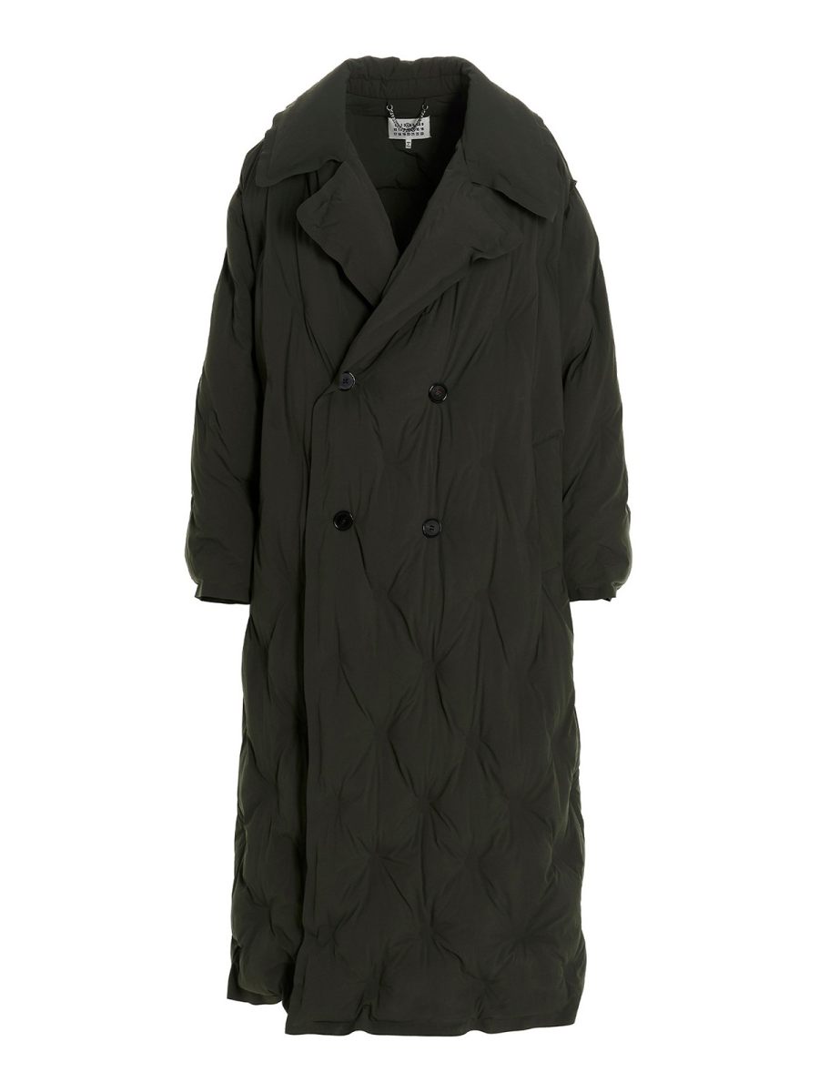 Maison Margiela Manteau Rembourré - Vert