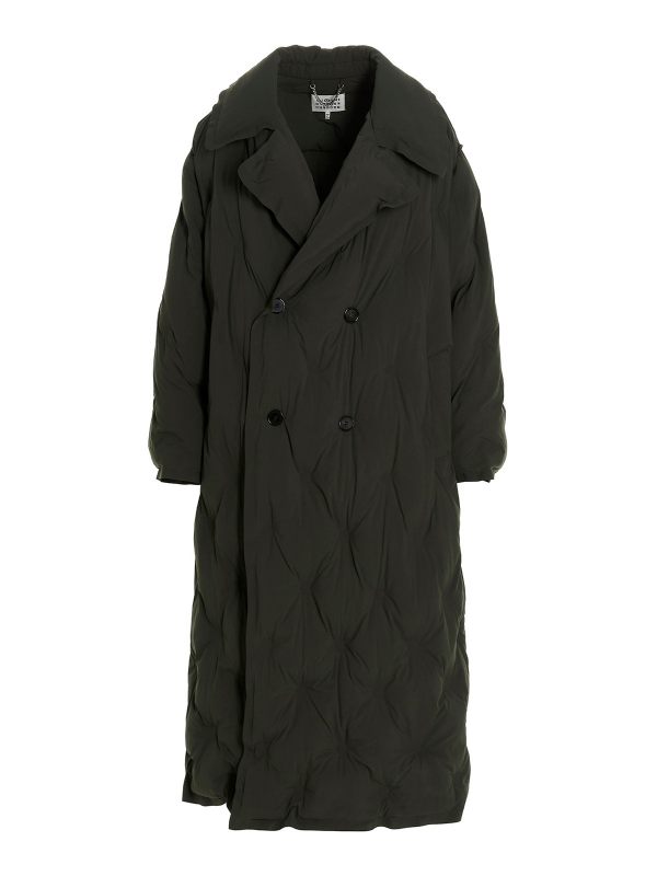 Maison Margiela Manteau Rembourré - Vert