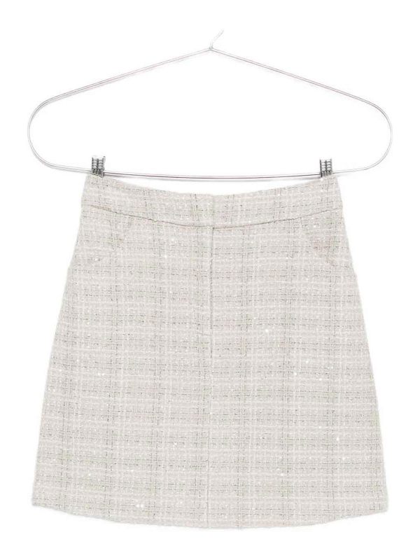 Emporio Armani Jupe Midi - Gris