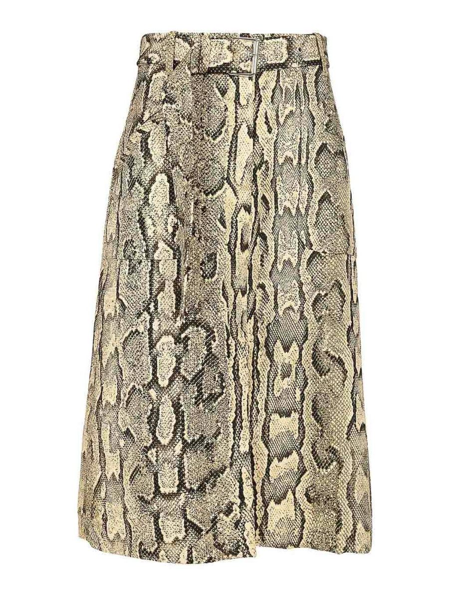 Dries Van Noten Jupe Midi - Imprimé Animal