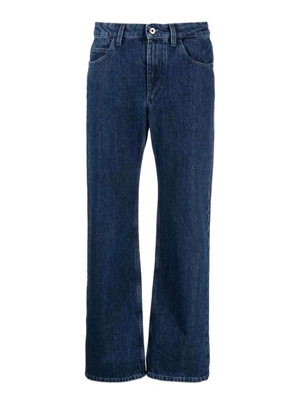 Off-White Jean Évasé - Foncé Délavé