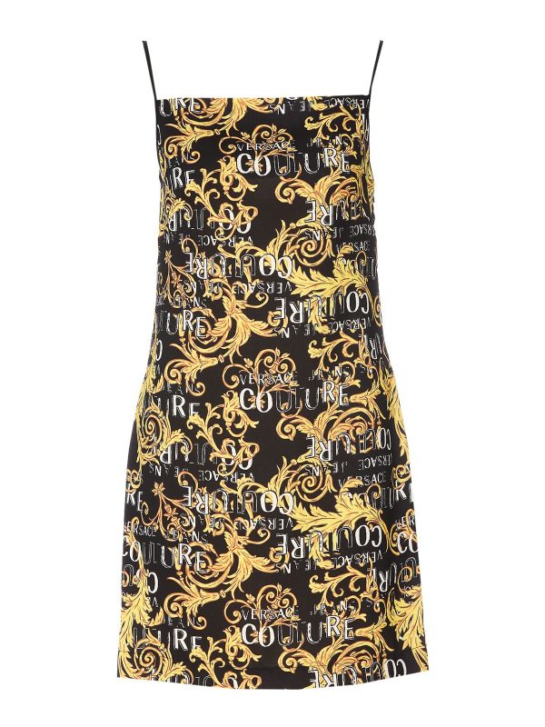 Versace Jeans Couture Robe Courte - Noir