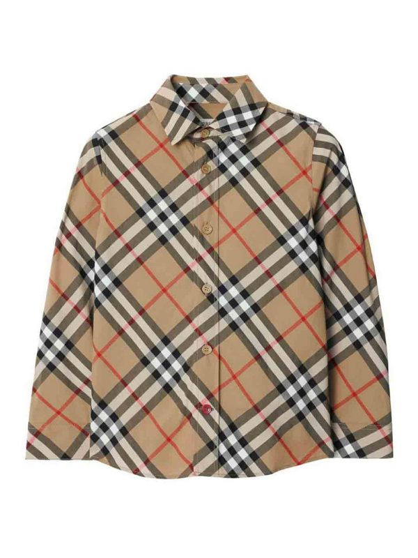 Burberry Chemise à carreaux vintage