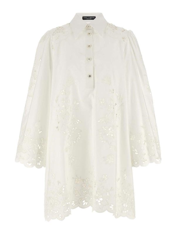Dolce & Gabbana Robe Courte - Blanc