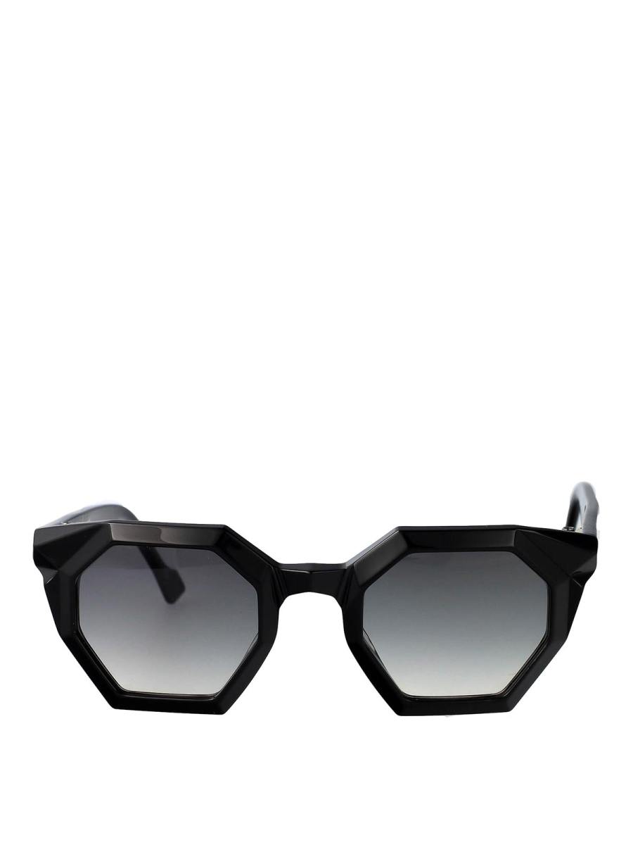 Yohji Yamamoto Lunettes De Soleil - Noir