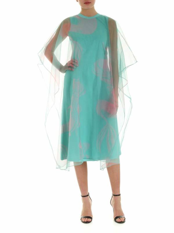 Kenzo Robe Au Genou - Vert