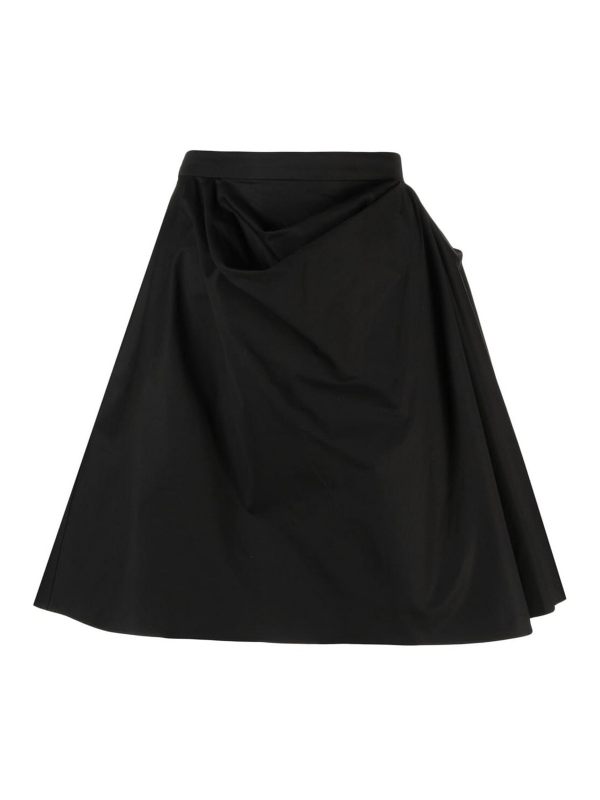 Alexander Mcqueen Mini Jupe - Noir