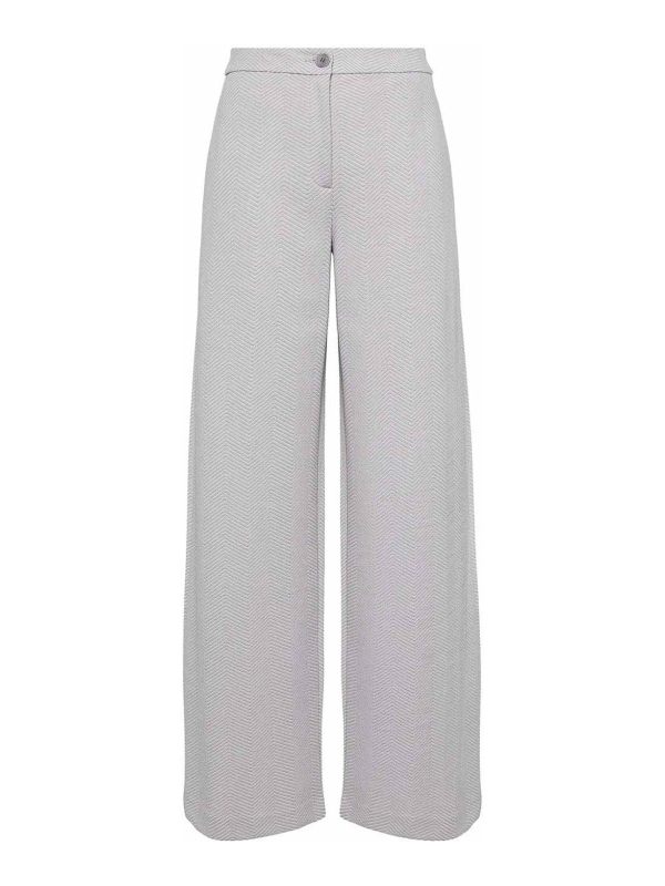 Emporio Armani Pantalons Décontractés - Gris Clair