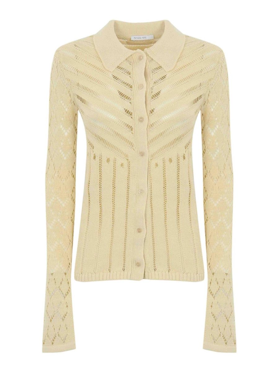 Patrizia Pepe Cardigan - Blanc