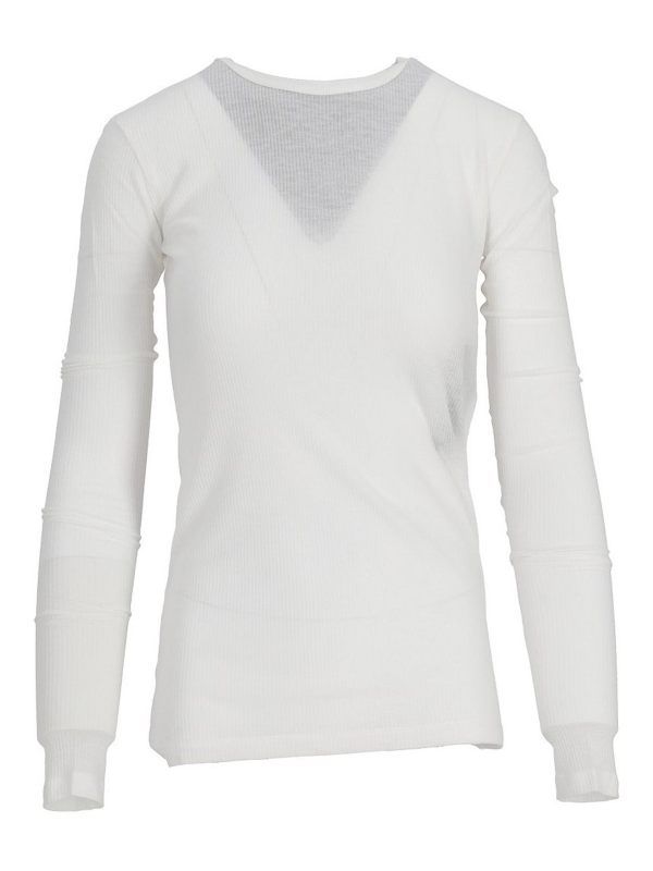 Ann Demeulemeester T-Shirt - Beige