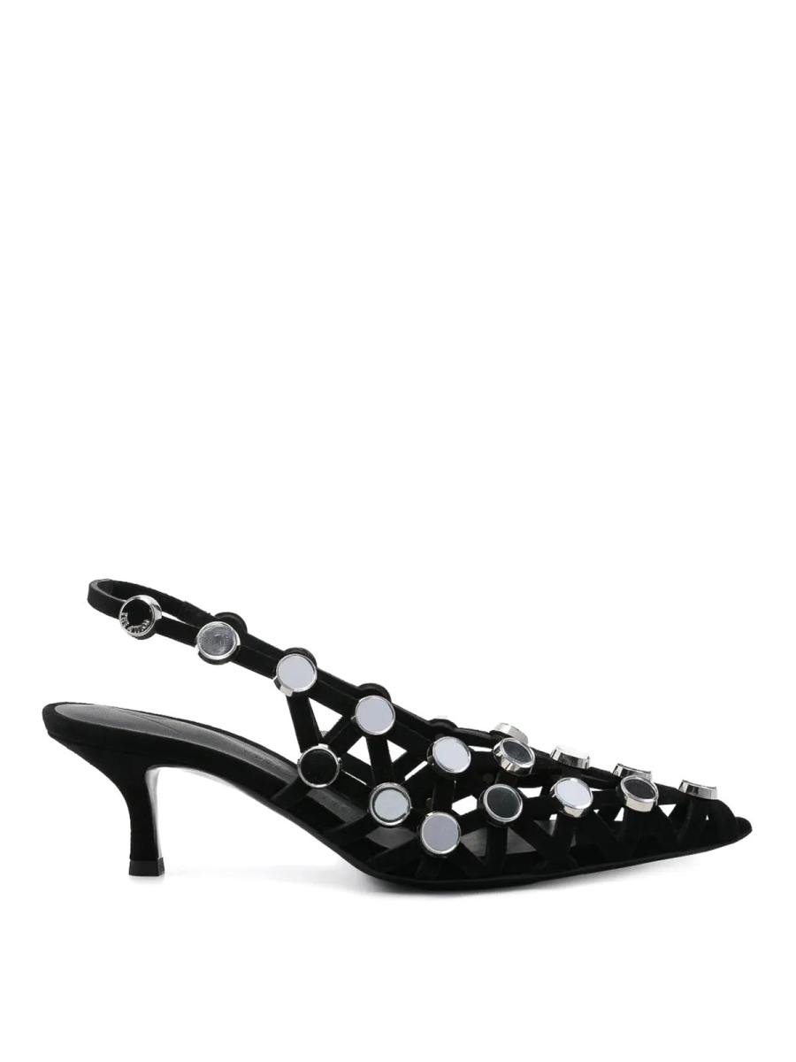 The Attico Chaussures À Talon - Noir