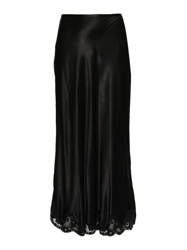 Rixo Jupe Midi - Noir